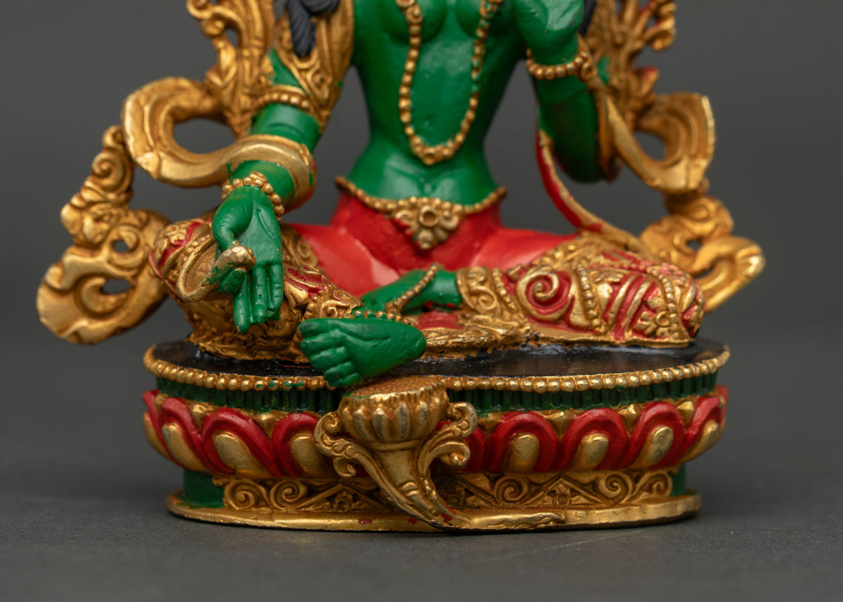 Green Tara Statue | Symbol of Protection and Wisdom