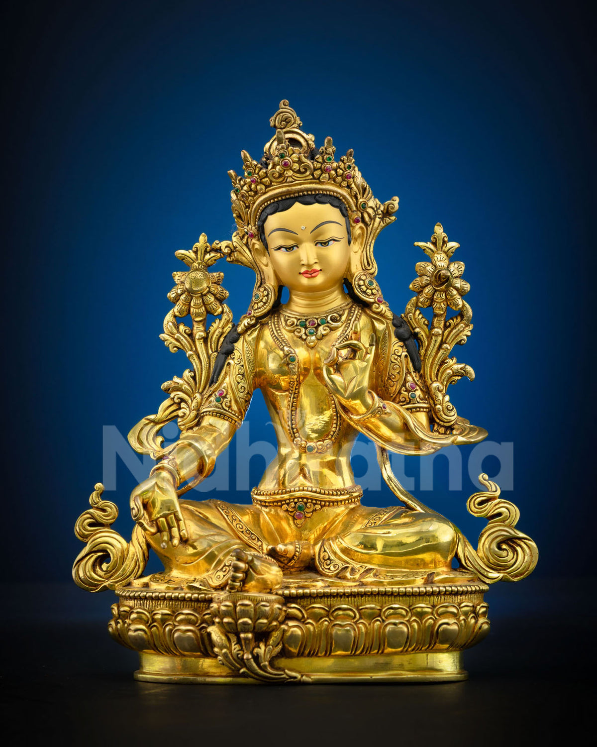 Green Tara Statue | Himalayan Sacred Art