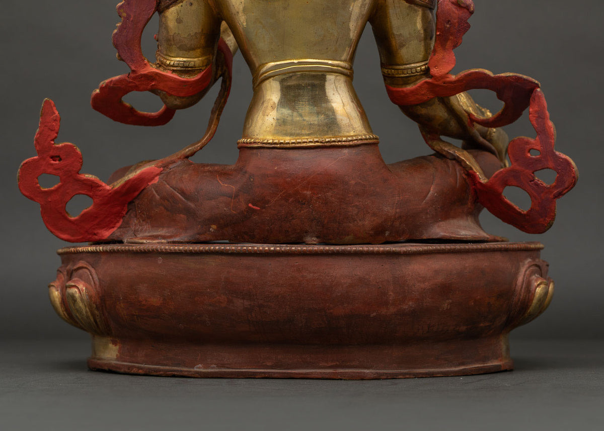 Handcrafted Green Tara Statue for Meditation | The Swift Liberator