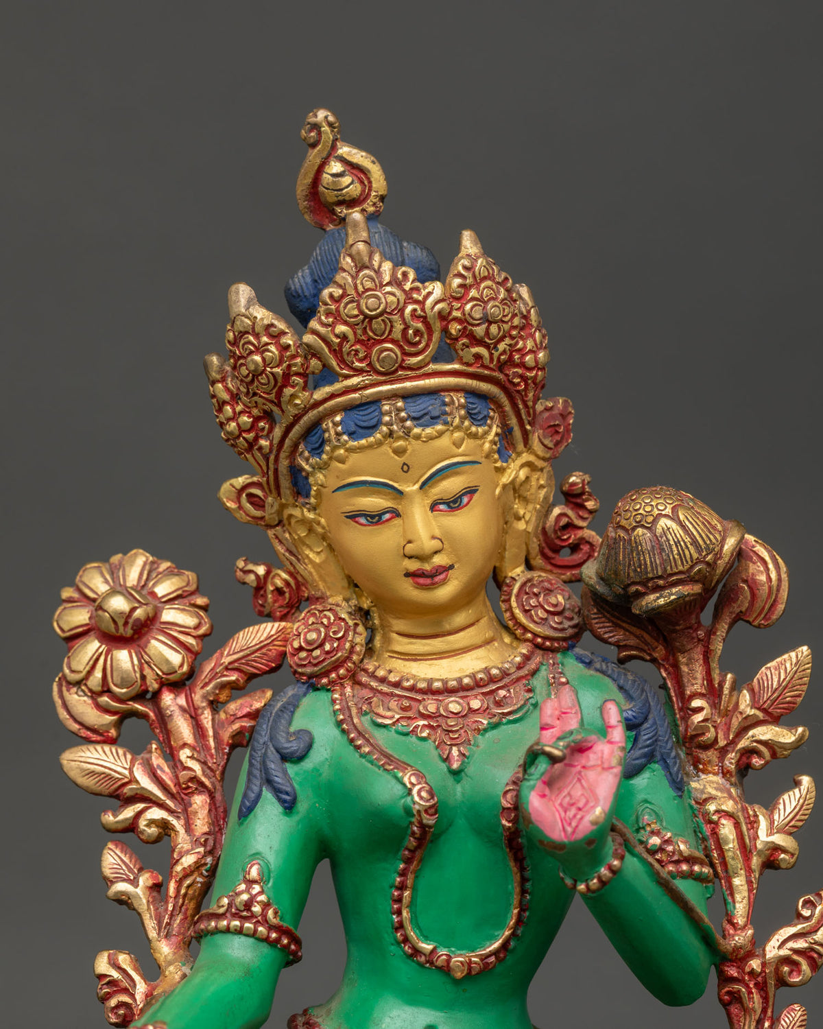 Green Tara Statue