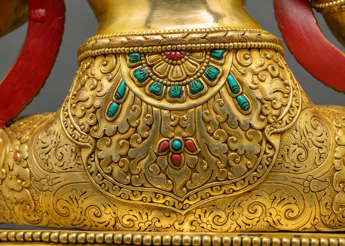 Large Green Tara Statue | Symbol of Swift Compassion & Liberation