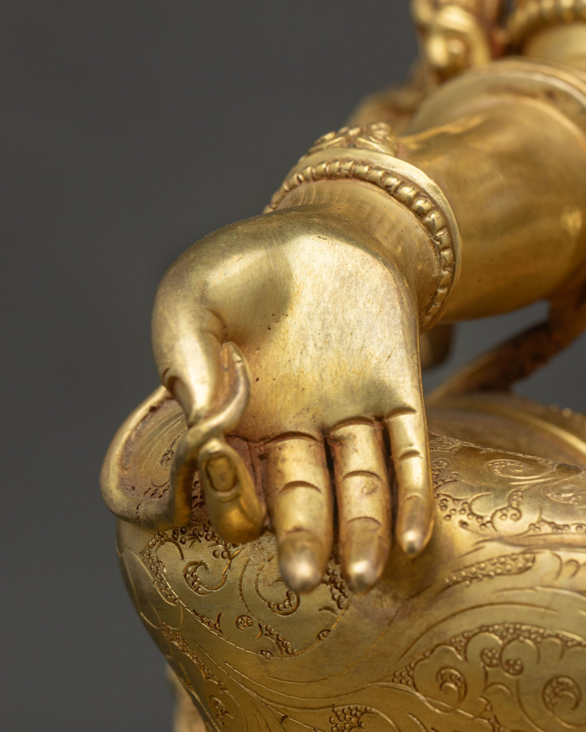 Spiritual Green Tara Copper Statue – Goddess of Swift Compassion