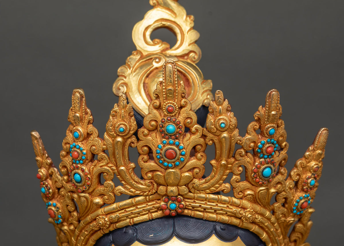 Green Tara Statue (75cm) | Fully Gold Fire-Gilded Buddhist Sculpture