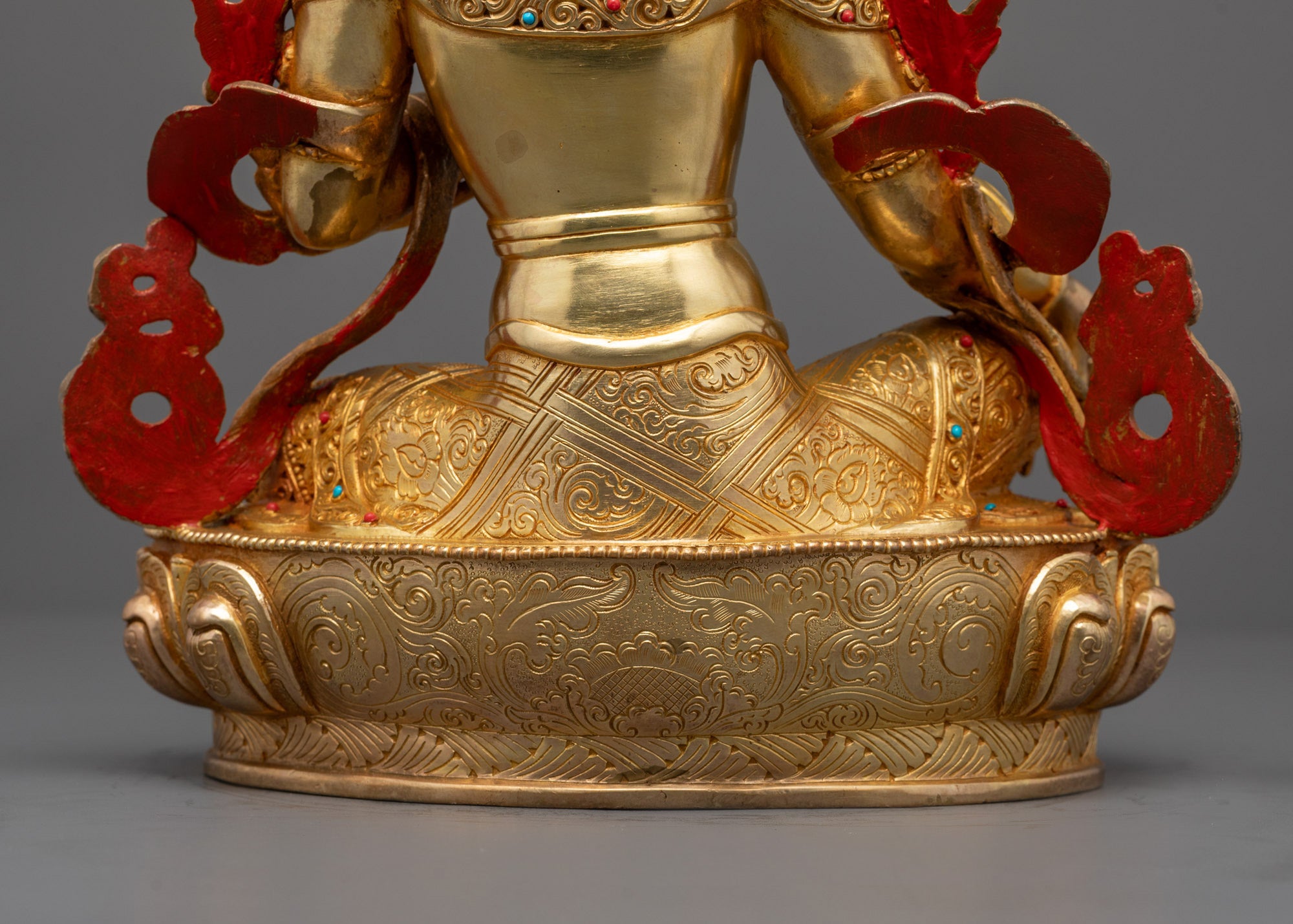 Traditional Green Tara Statue | Nepalese Artisan Crafted Spiritual Art