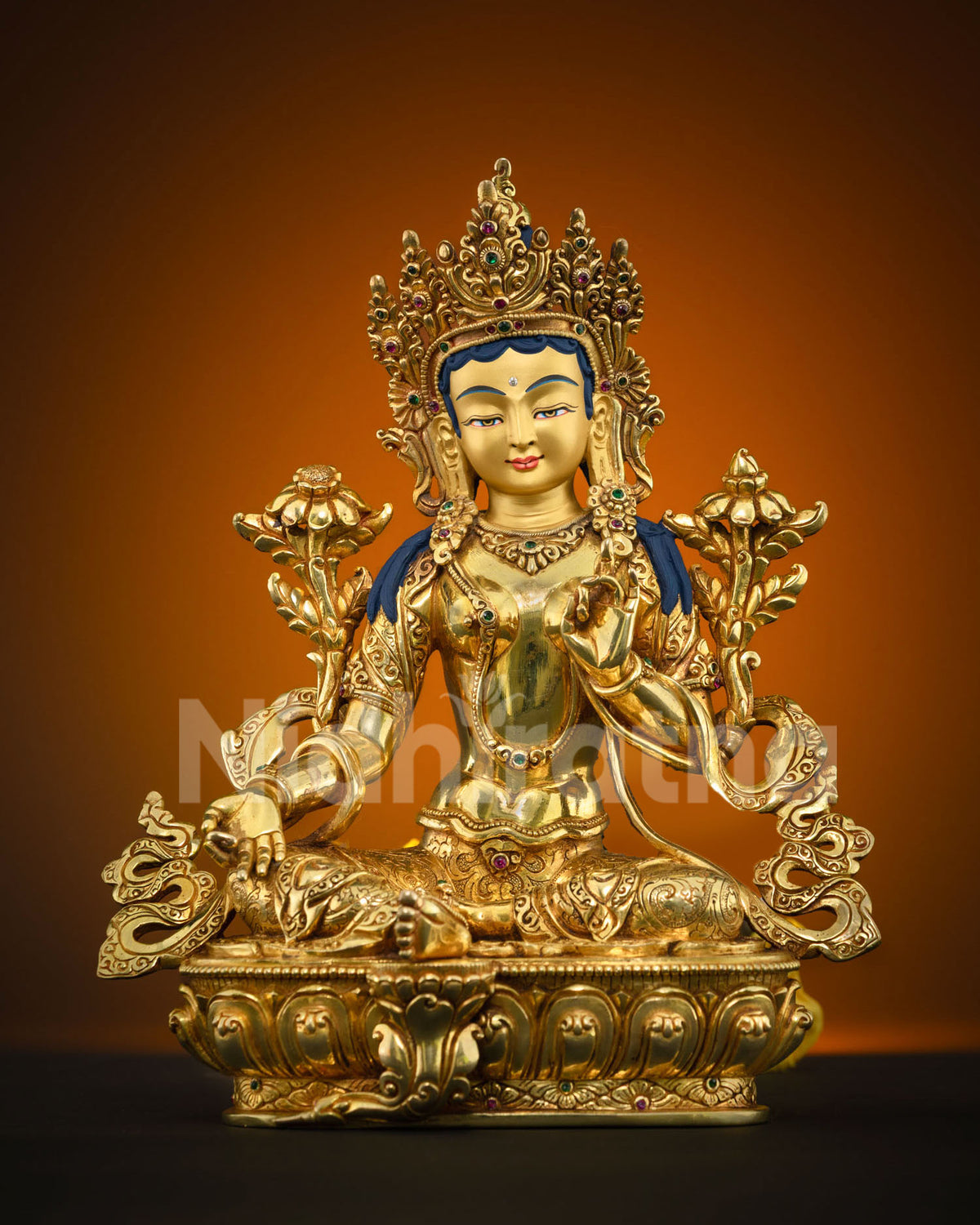 Jetsun Dolma Green Tara Goddess Statue | Compassionate Liberator