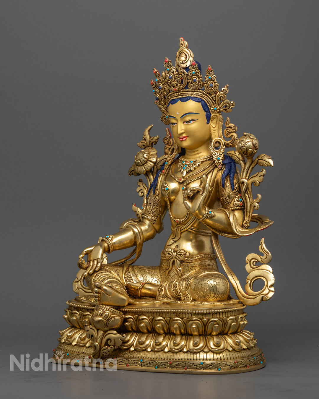 Green Tara Statue | Buddhist Goddess of Compassion