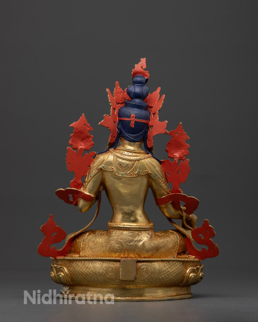 Green Tara Statue | Tibetan Artwork