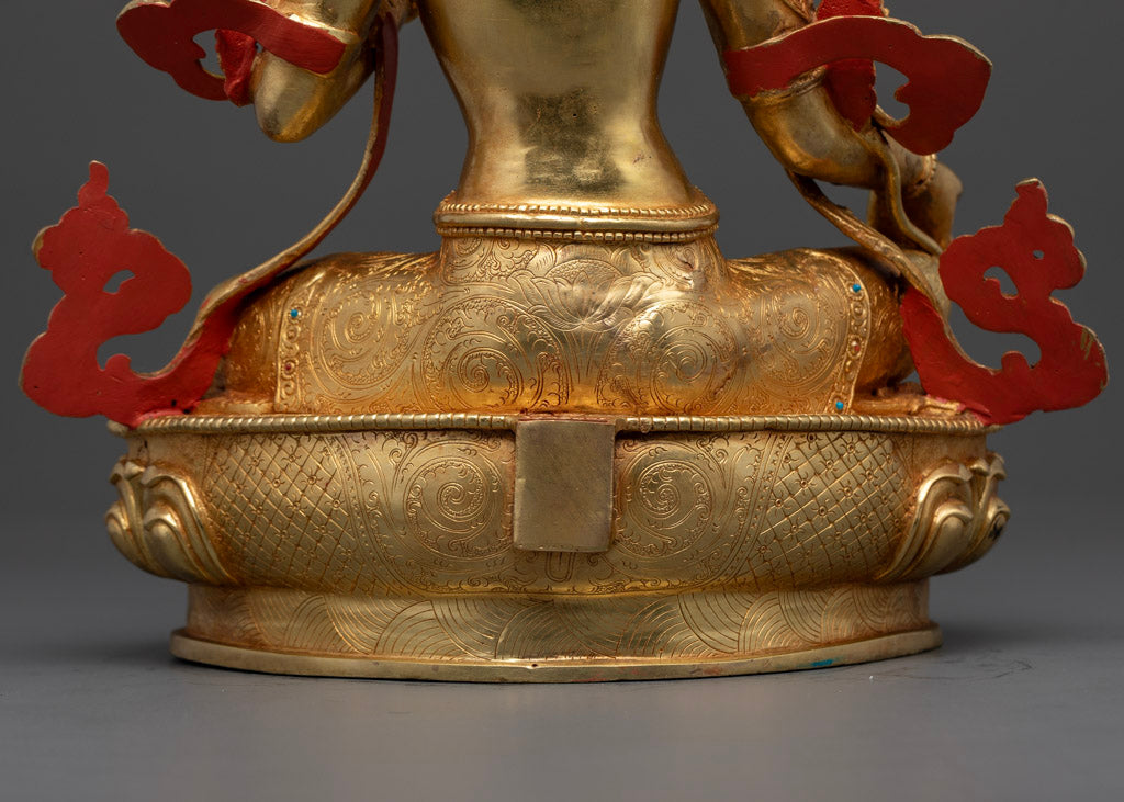 Green Tara Statue | Tibetan Artwork
