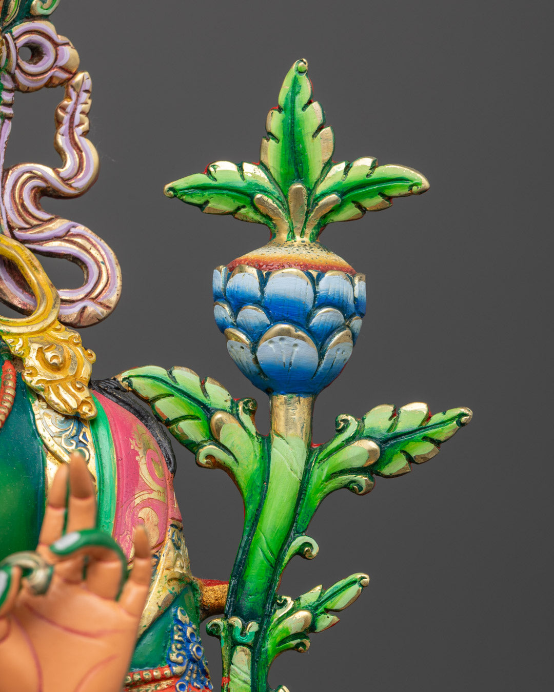 Meditative Mind Green Tara Mantra Practice Statue