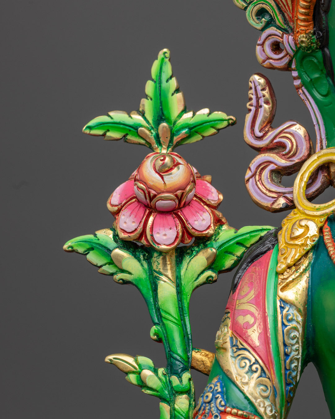 Meditative Mind Green Tara Mantra Practice Statue