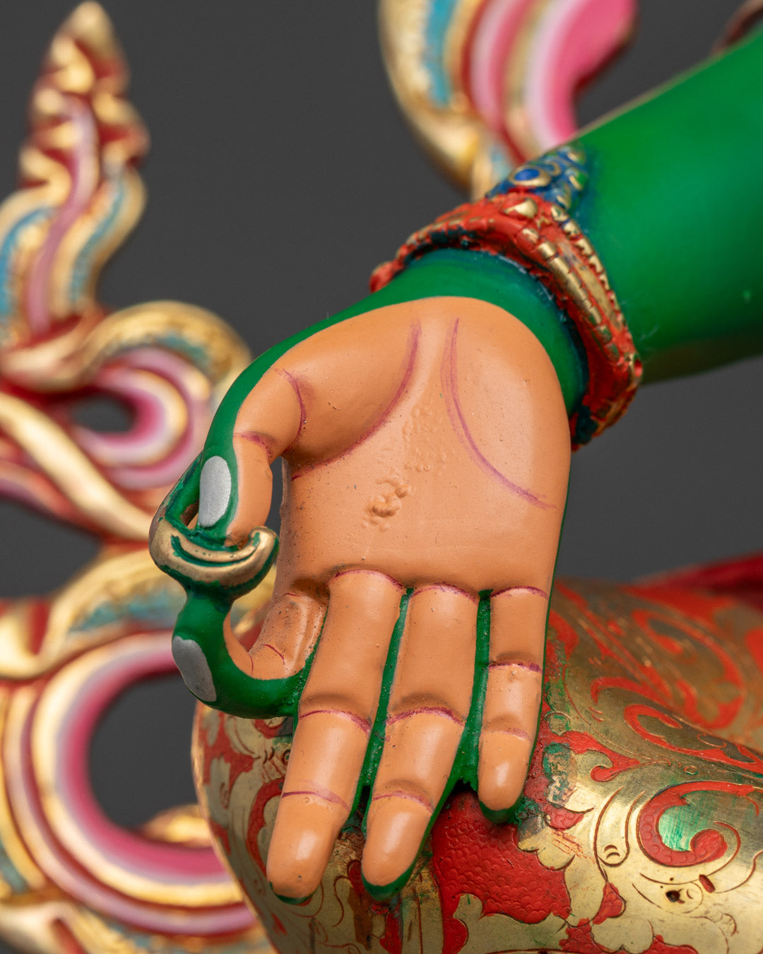 Meditative Mind Green Tara Mantra Practice Statue