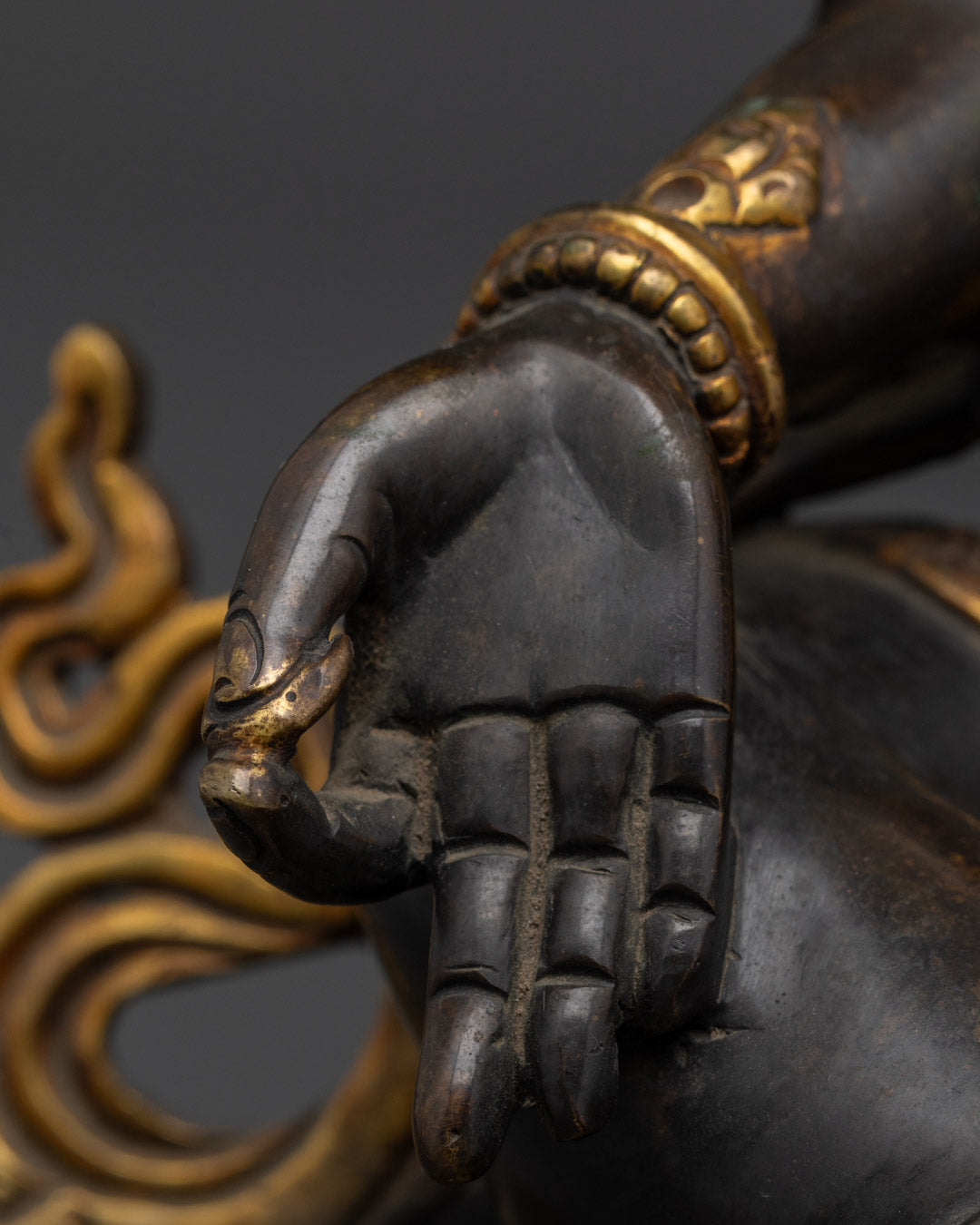 Green Tara Sculpture | Traditional Buddhist Goddess