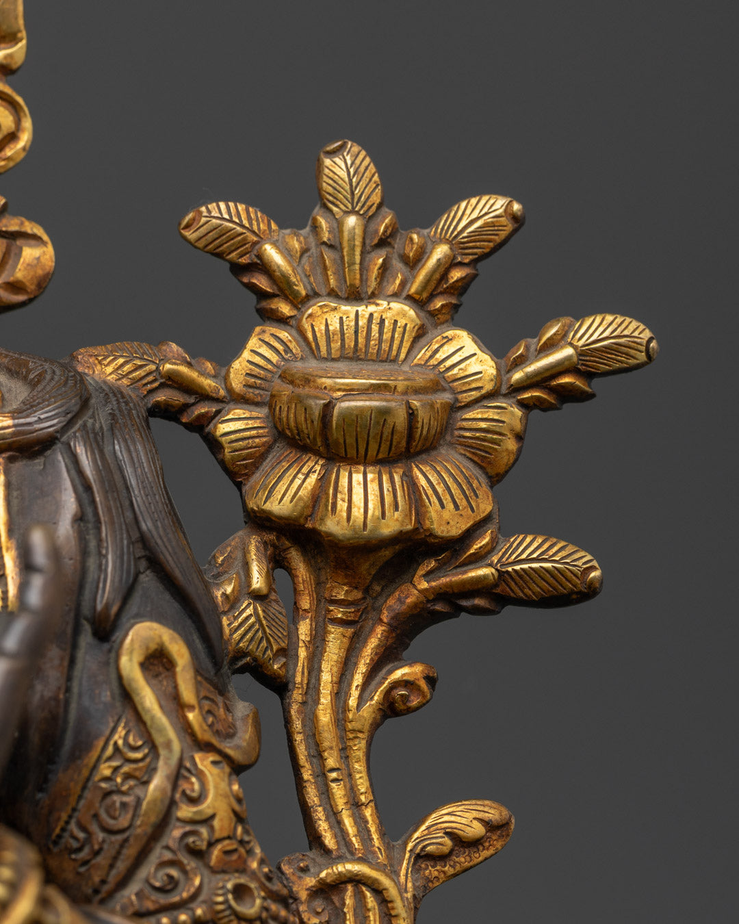 Green Tara Sculpture | Traditional Buddhist Goddess