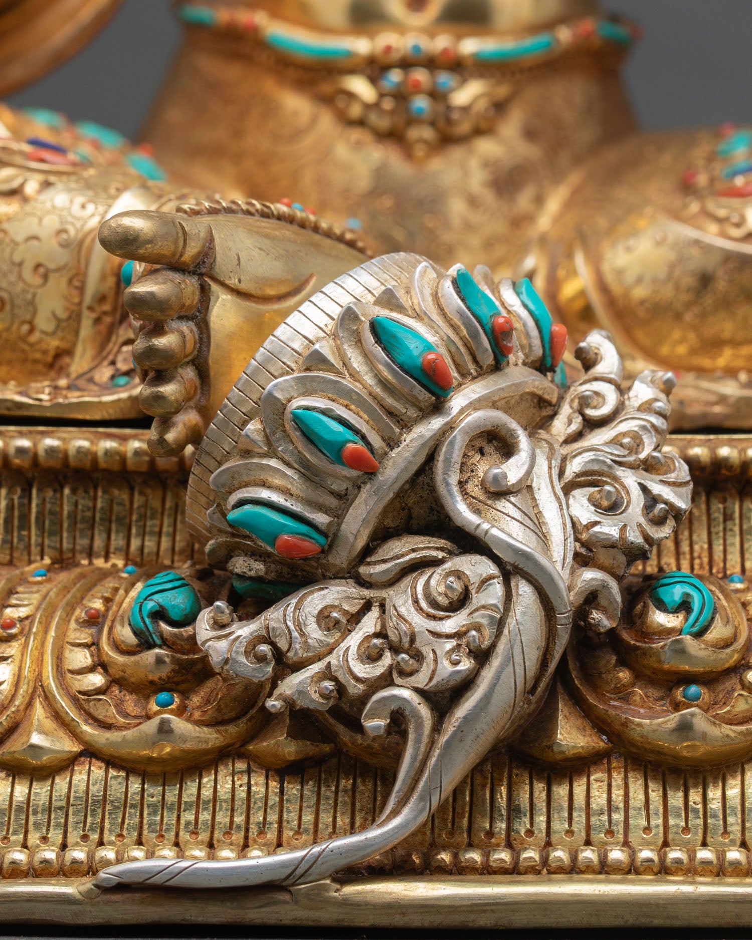 Nepalese Green Tara Statue for Buddhist Shrine Decor