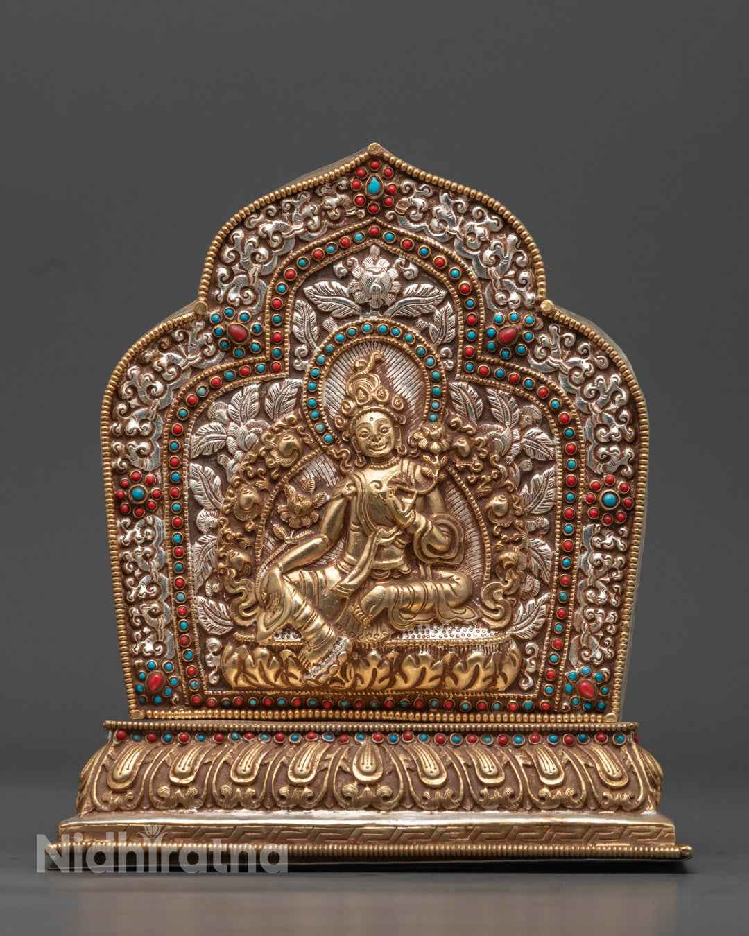 Tibetan Ghau Box with Green Tara