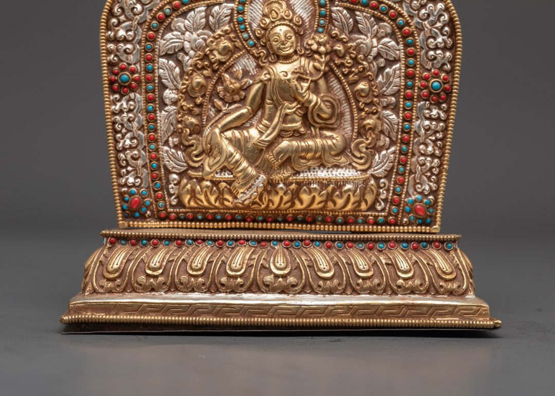 Tibetan Ghau Box with Green Tara