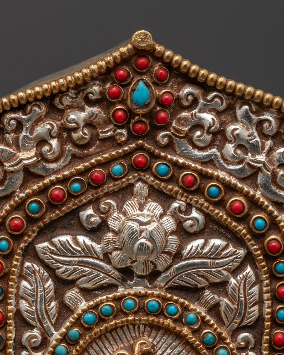 Tibetan Ghau Box with Green Tara