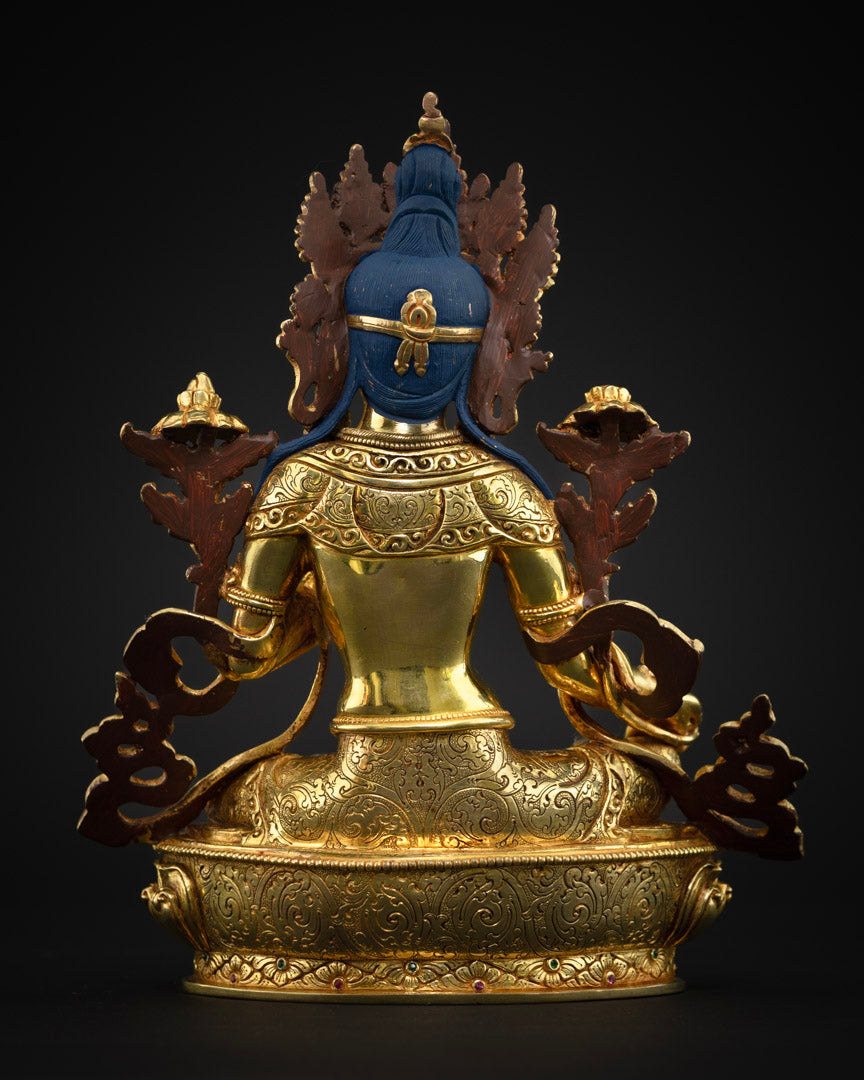 Jetsun Dolma Green Tara Goddess Statue | Compassionate Liberator