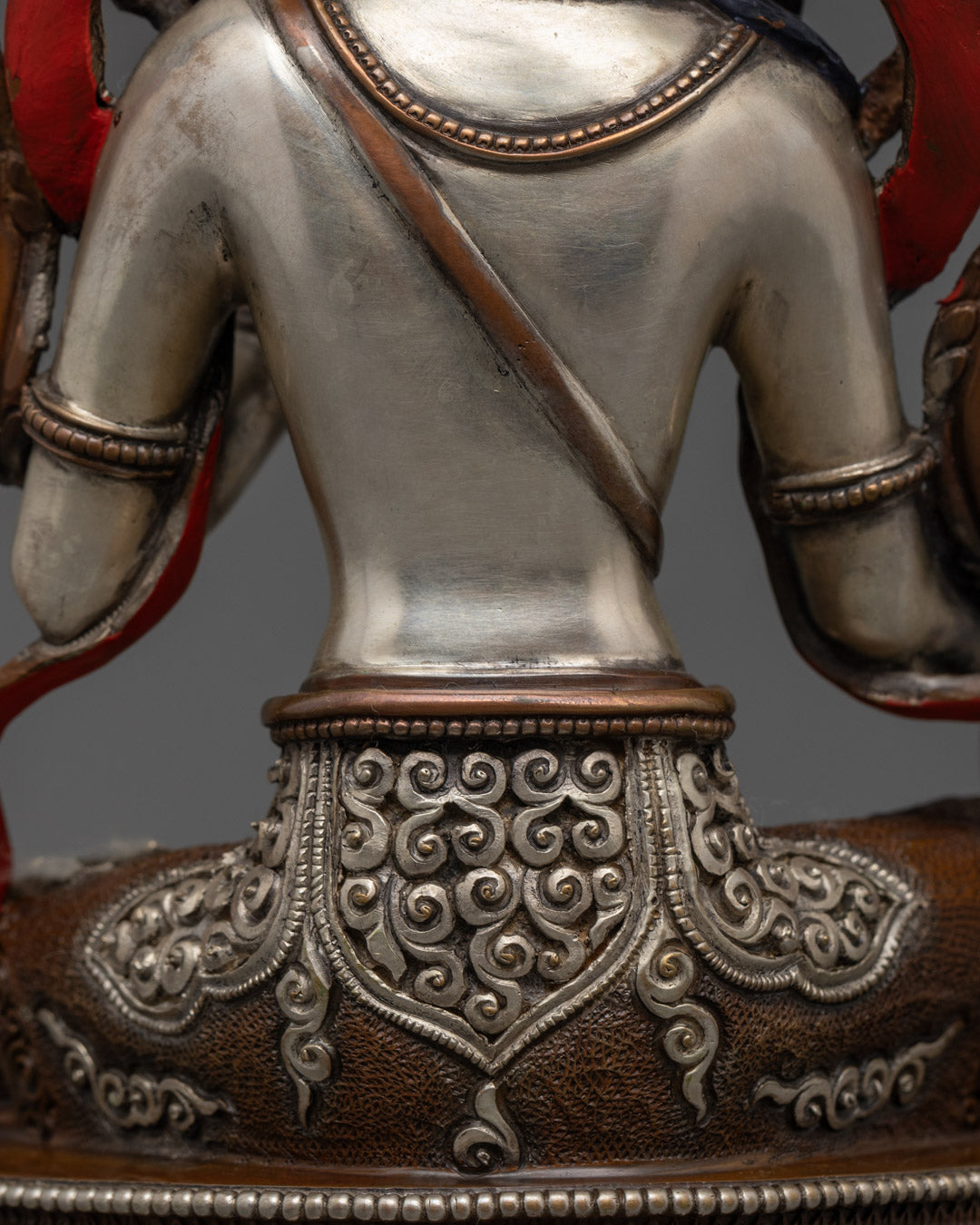 Traditional Green Tara Statue | Nepalese Crafted Oxidized Copper