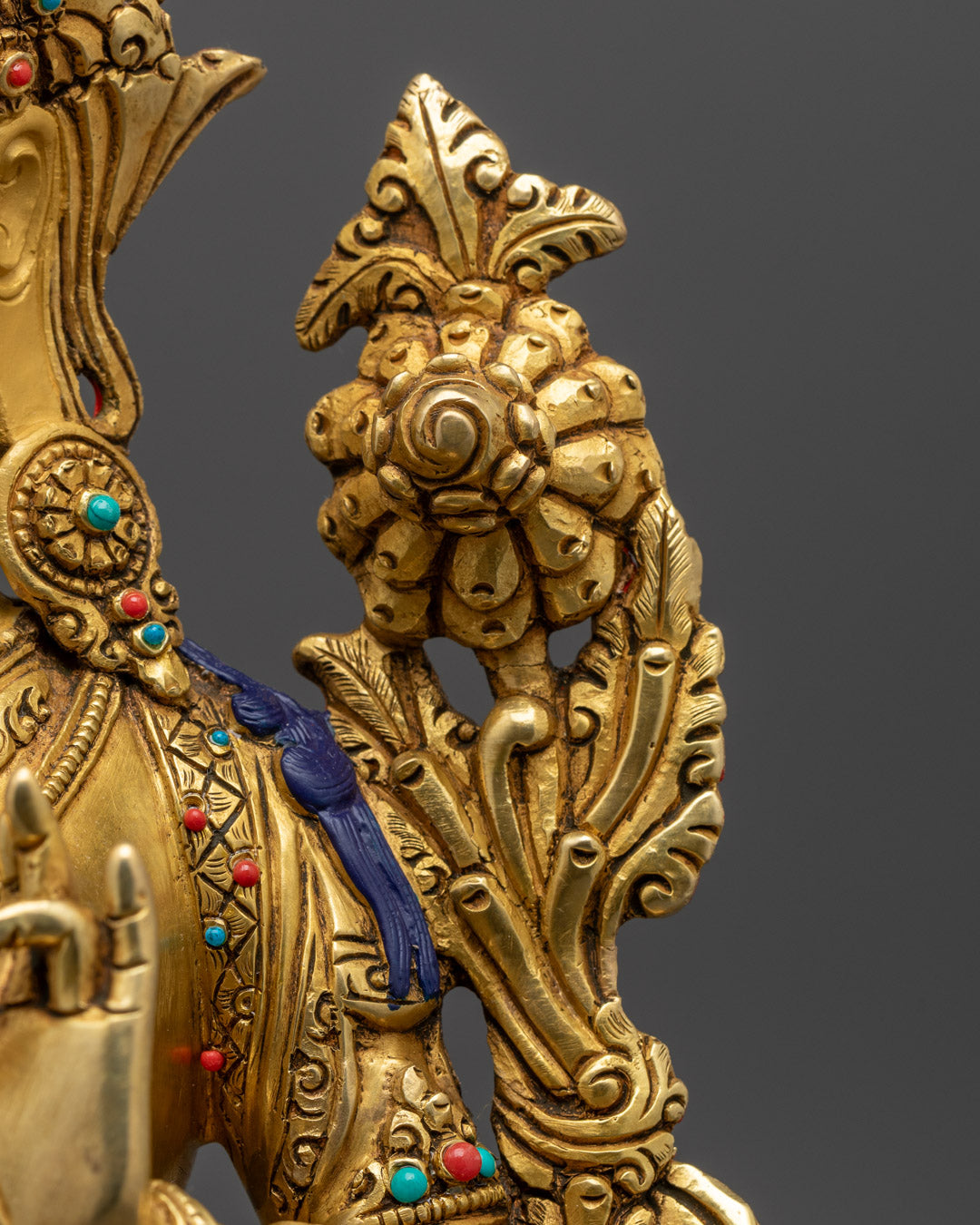 Green Tara Statue | Traditional Himalayan Art