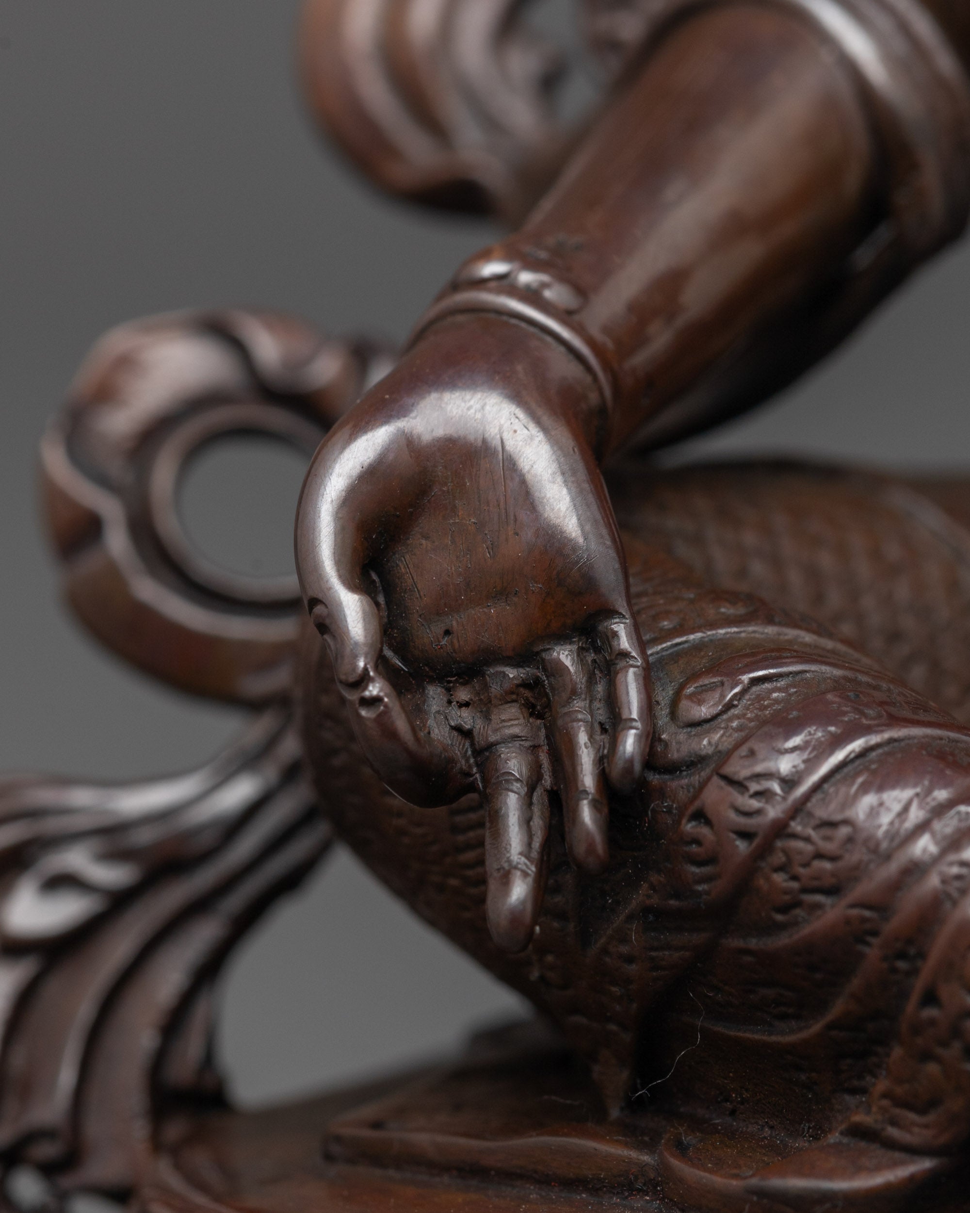Green Tara Oxidized Statue | Machine-Made Protector Figure