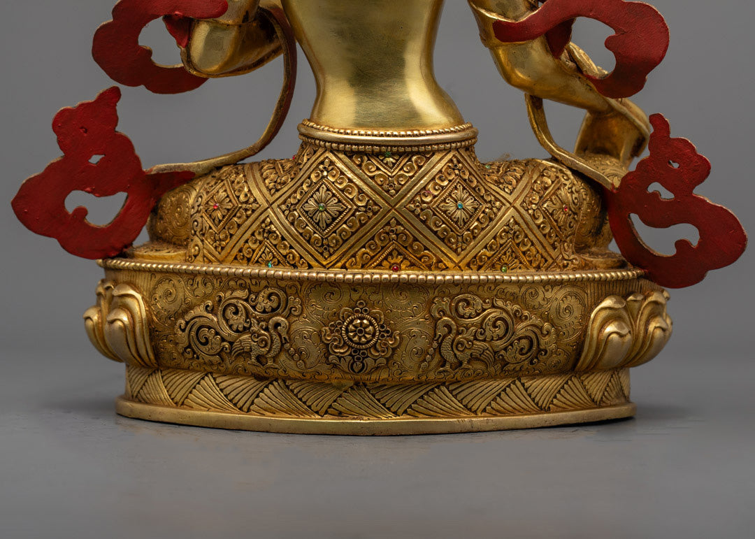 Green Tara Buddha Statue for Spiritual Healing