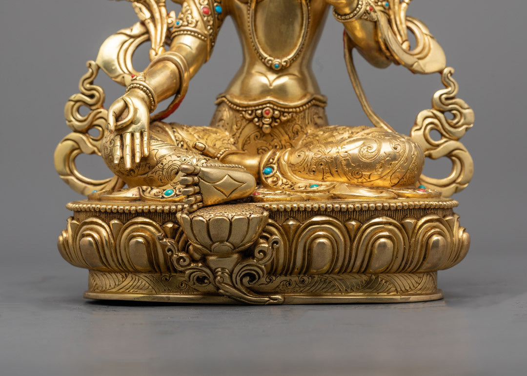 Green Tara | Enlightened Female Buddha Statue