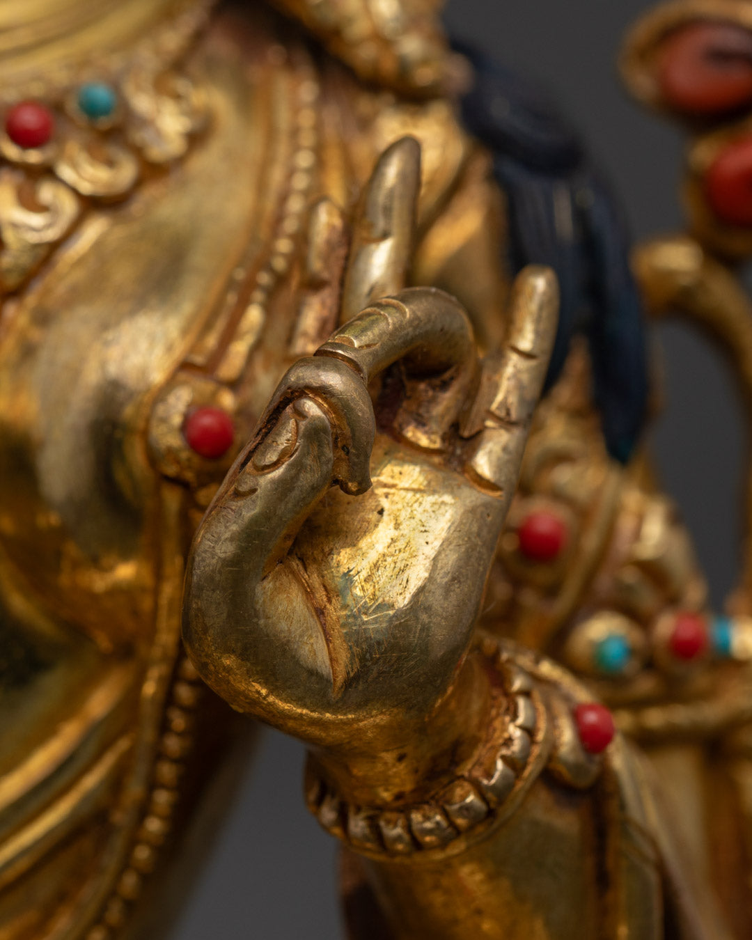 Authentic Green Tara Statue | Handmade in Nepal