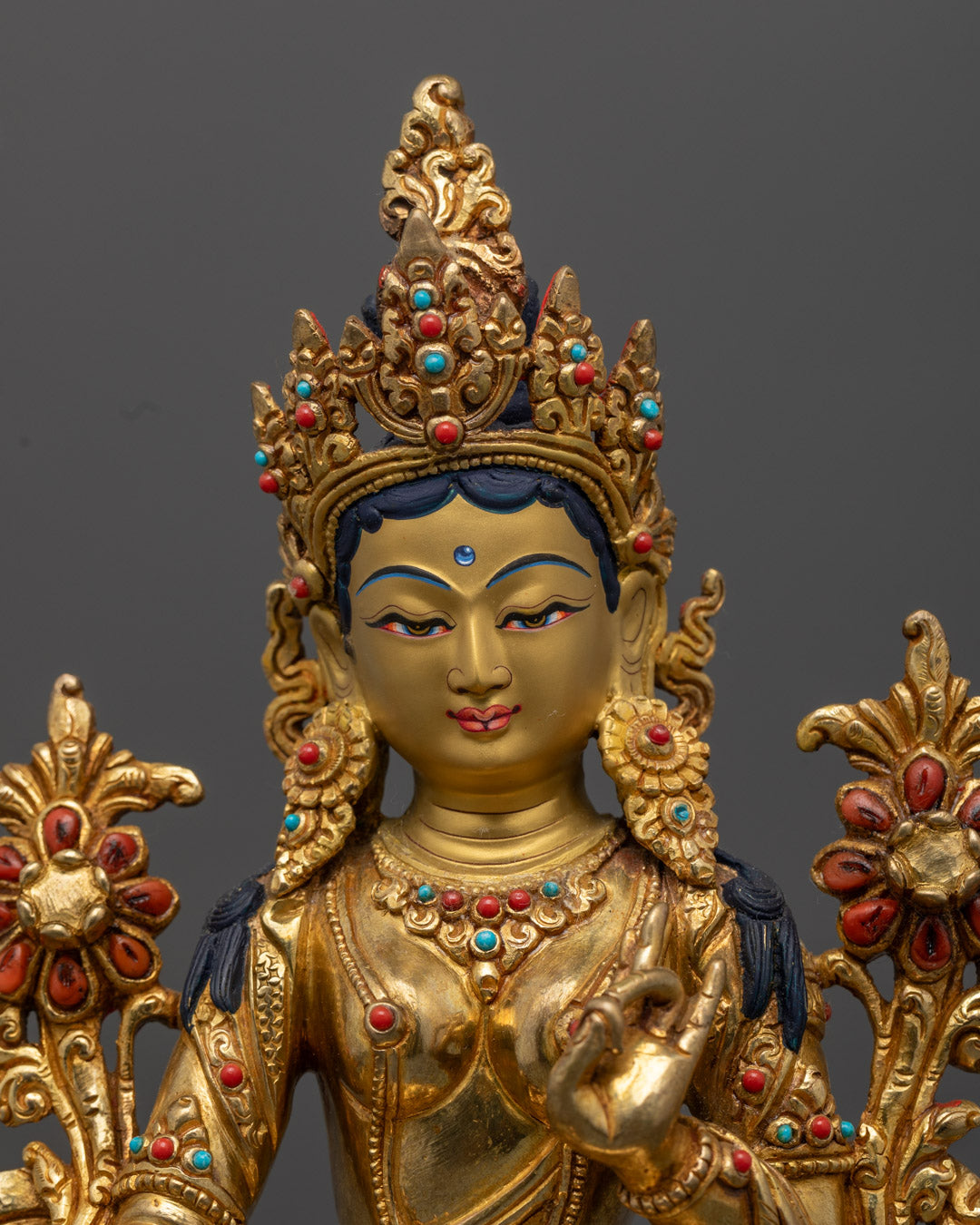 Authentic Green Tara Statue | Handmade in Nepal
