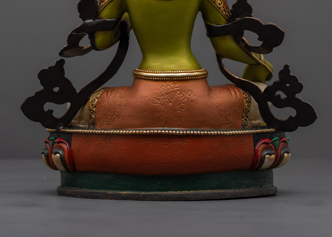Buddhist Green Tara Statue | Green Body Sculpture