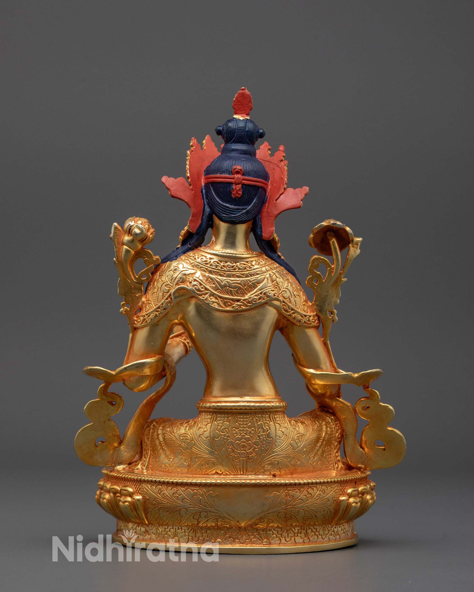 Blessed Green Tara Statue | Tibetan Buddhist Goddess of Compassion