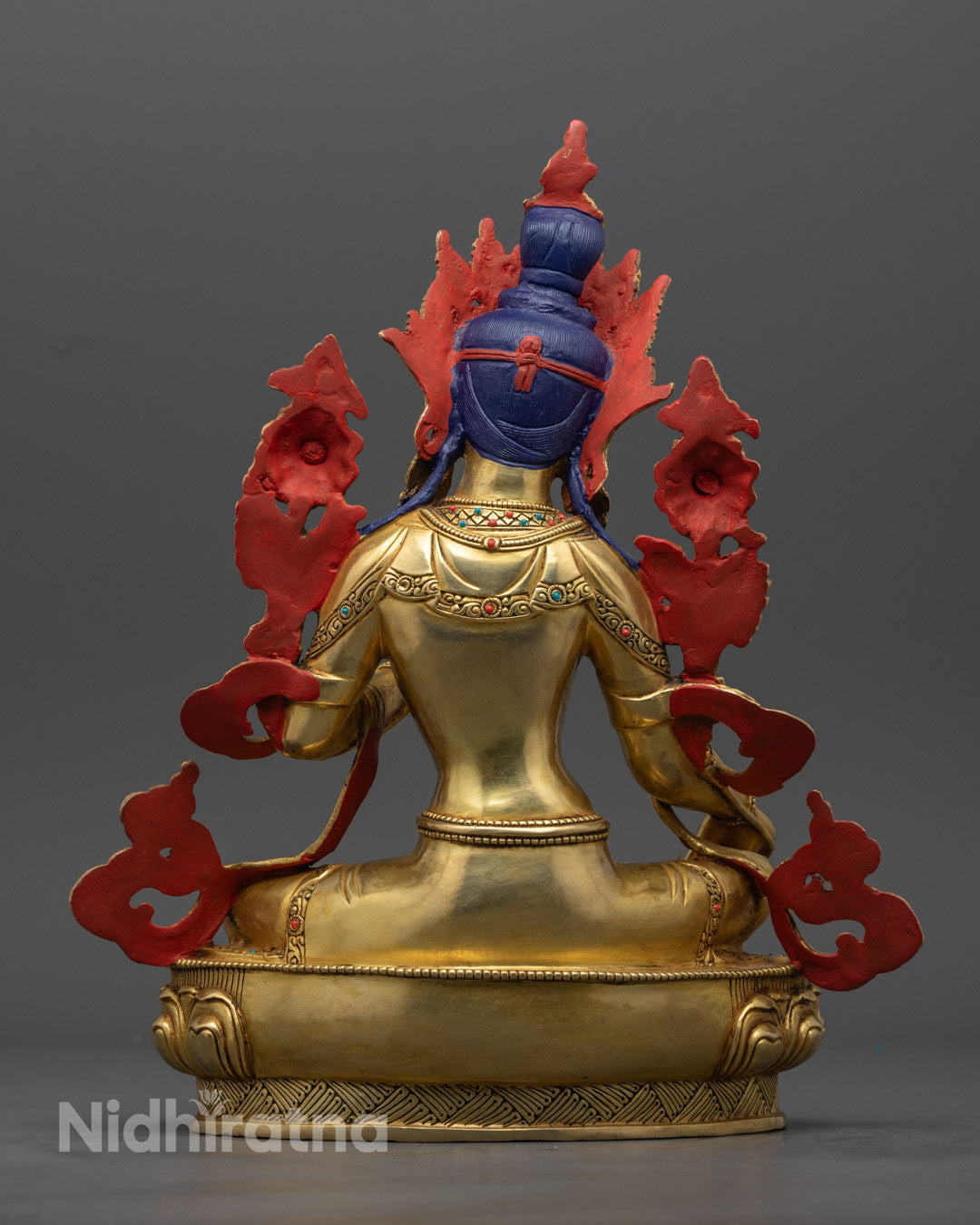 Green Tara Statue | Traditional Himalayan Art