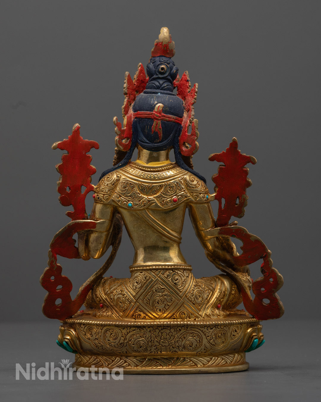 Authentic Green Tara Statue | Handmade in Nepal