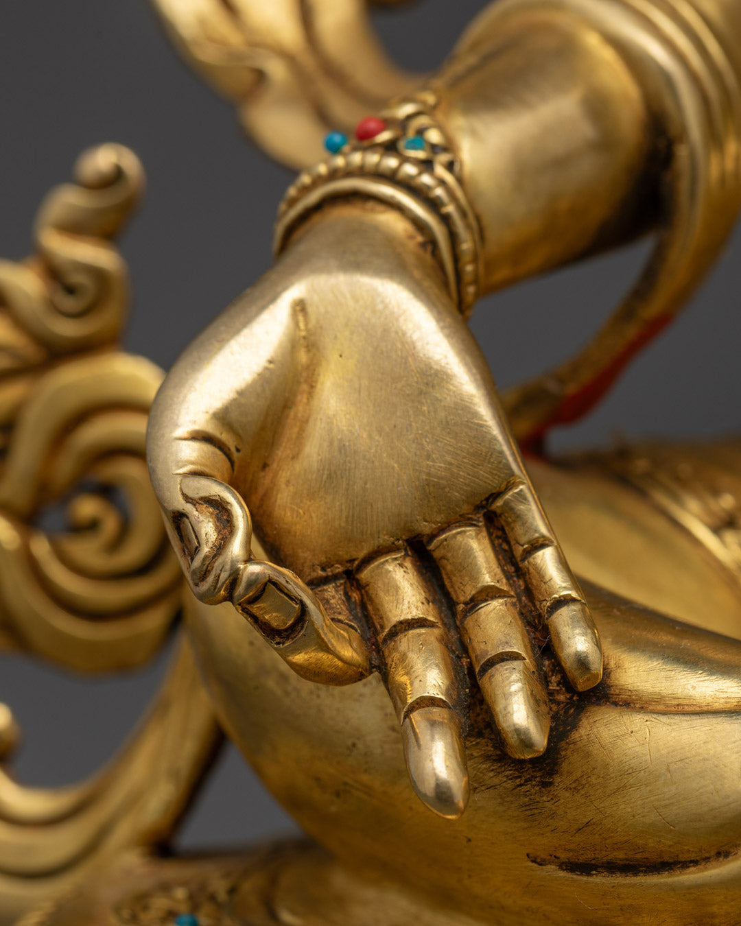 Green Tara Statue | Traditional Himalayan Art