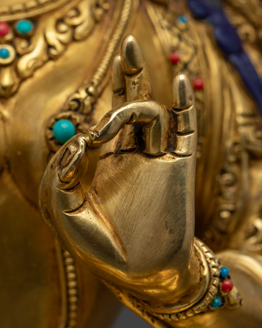 Green Tara Statue | Traditional Himalayan Art