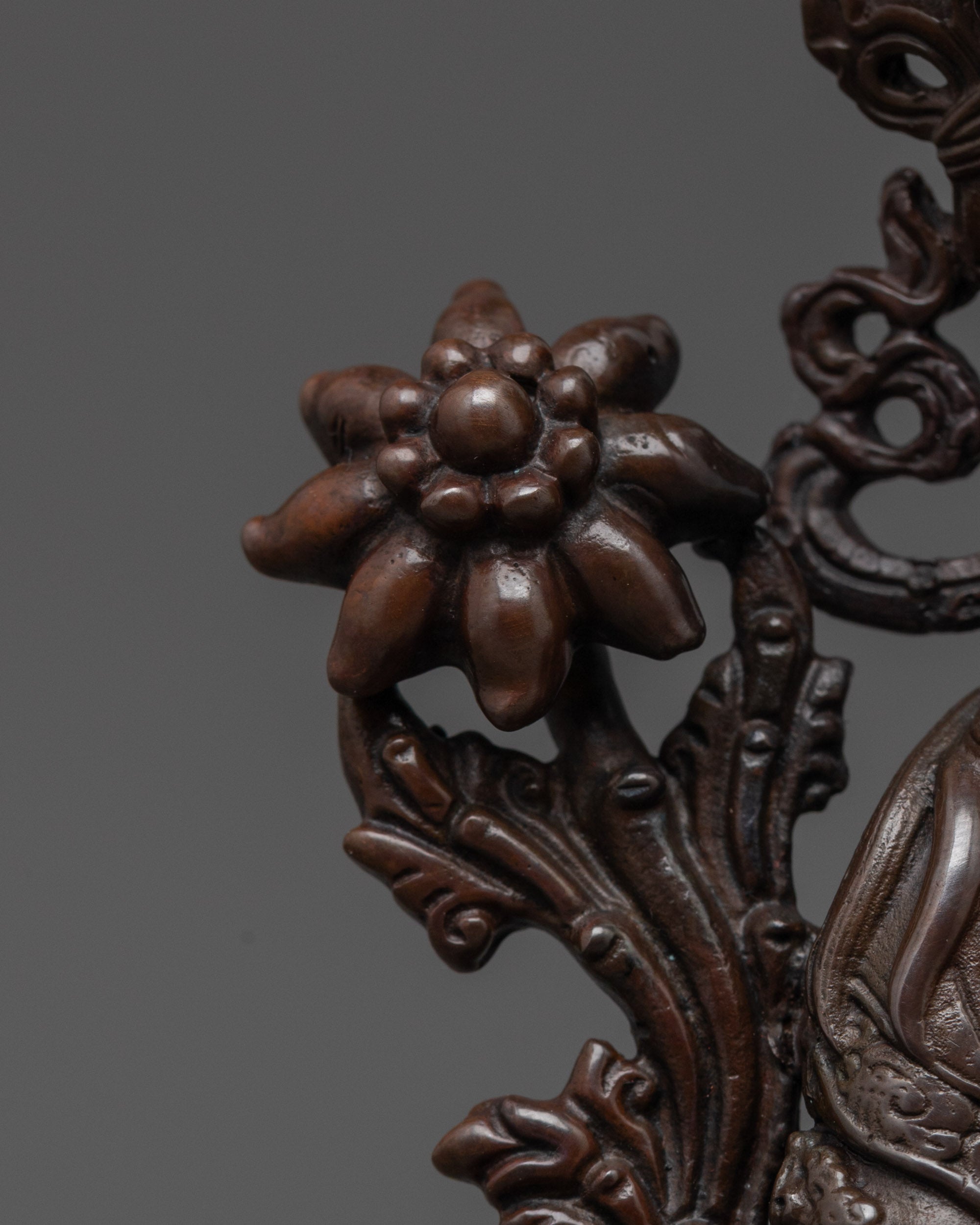 Green Tara Oxidized Statue | Machine-Made Protector Figure