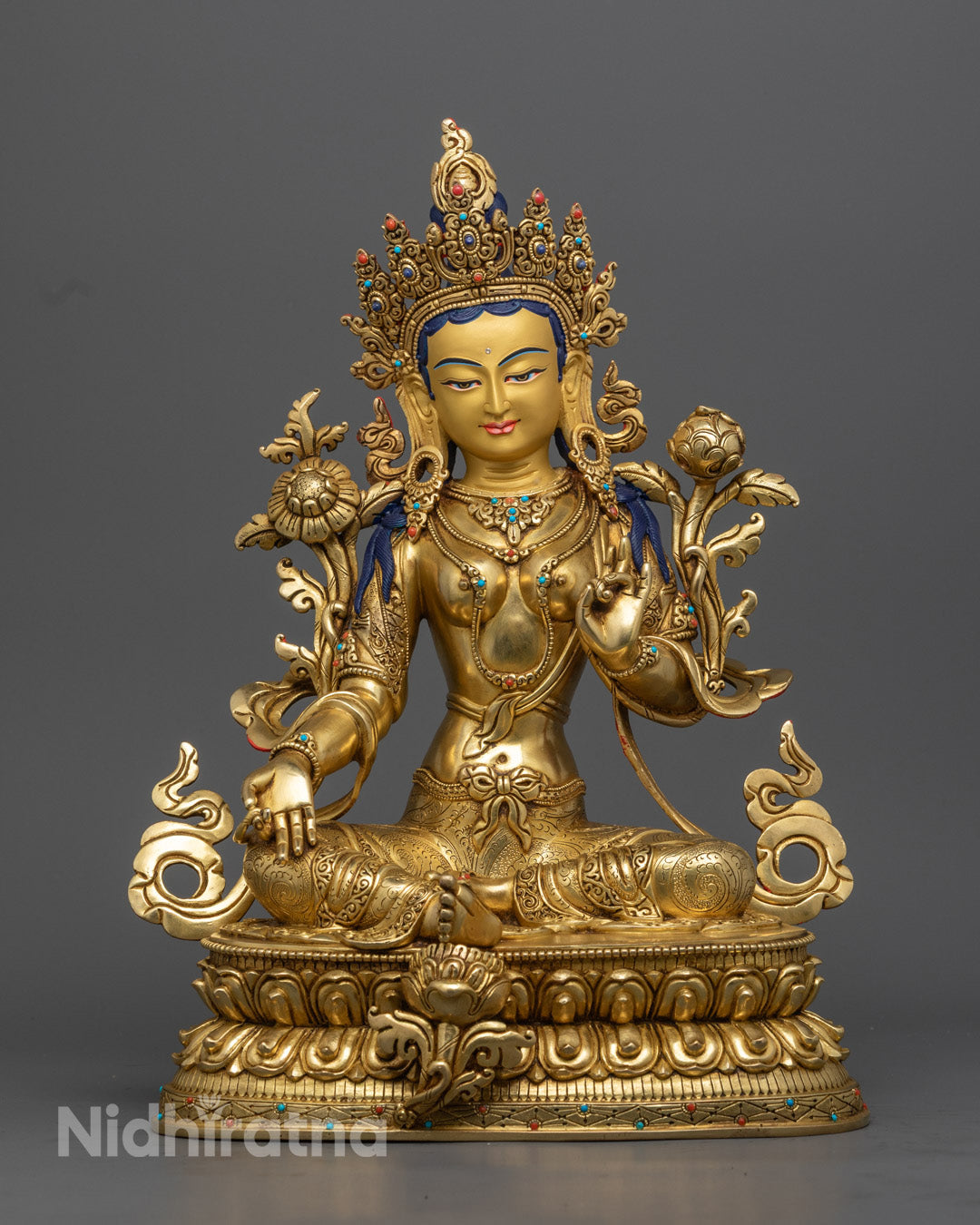 Green Tara Statue | Buddhist Goddess of Compassion