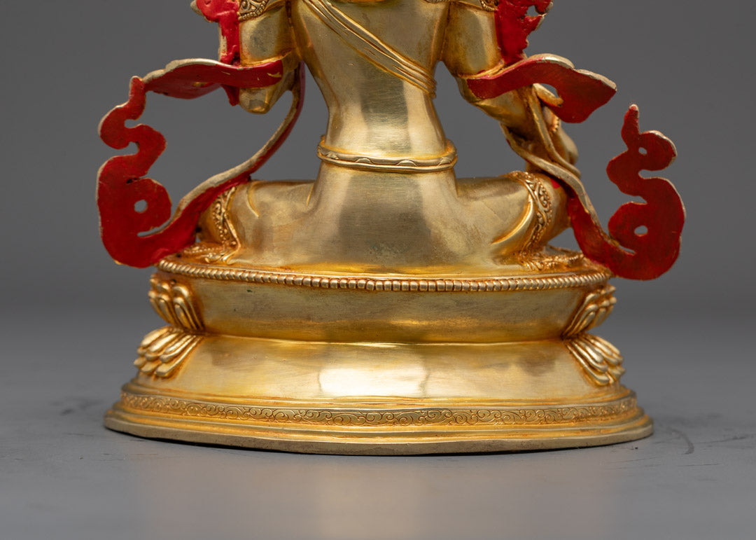 Green Tara Statue | Sacred Tibetan Buddhist Sculpture
