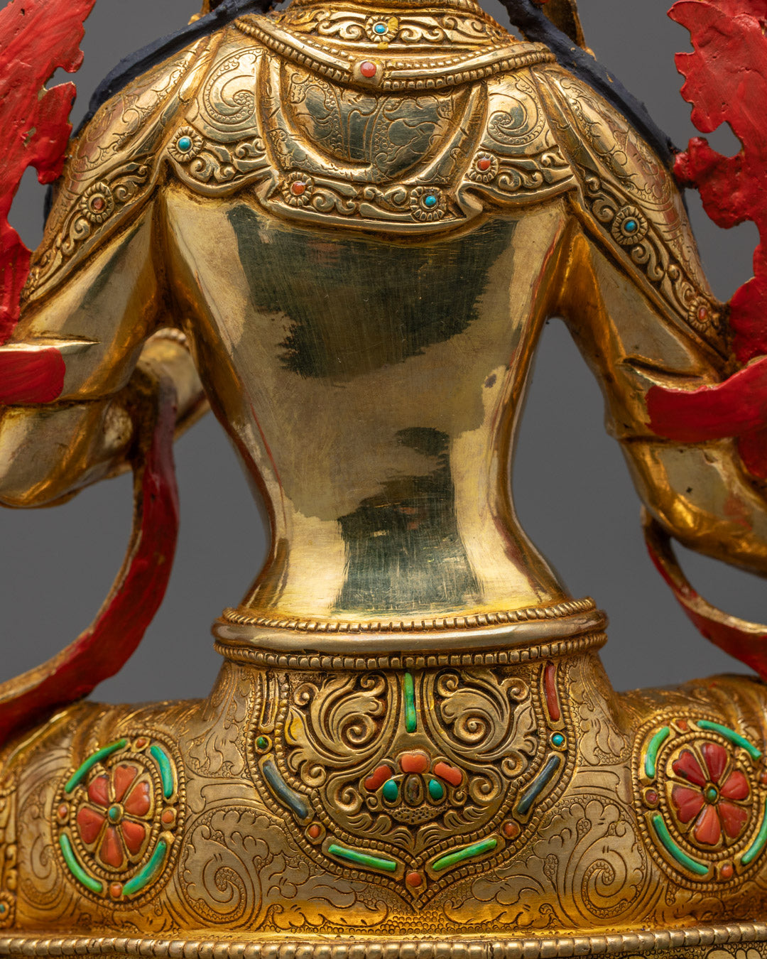 Green Tara Statue | Hand-Carved Tibetan Sculpture