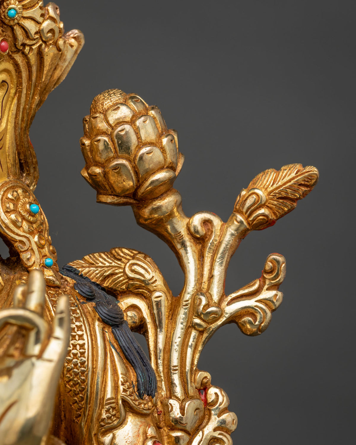 Handcrafted Green Tara Statue | Liberator from The Eight Great Fears