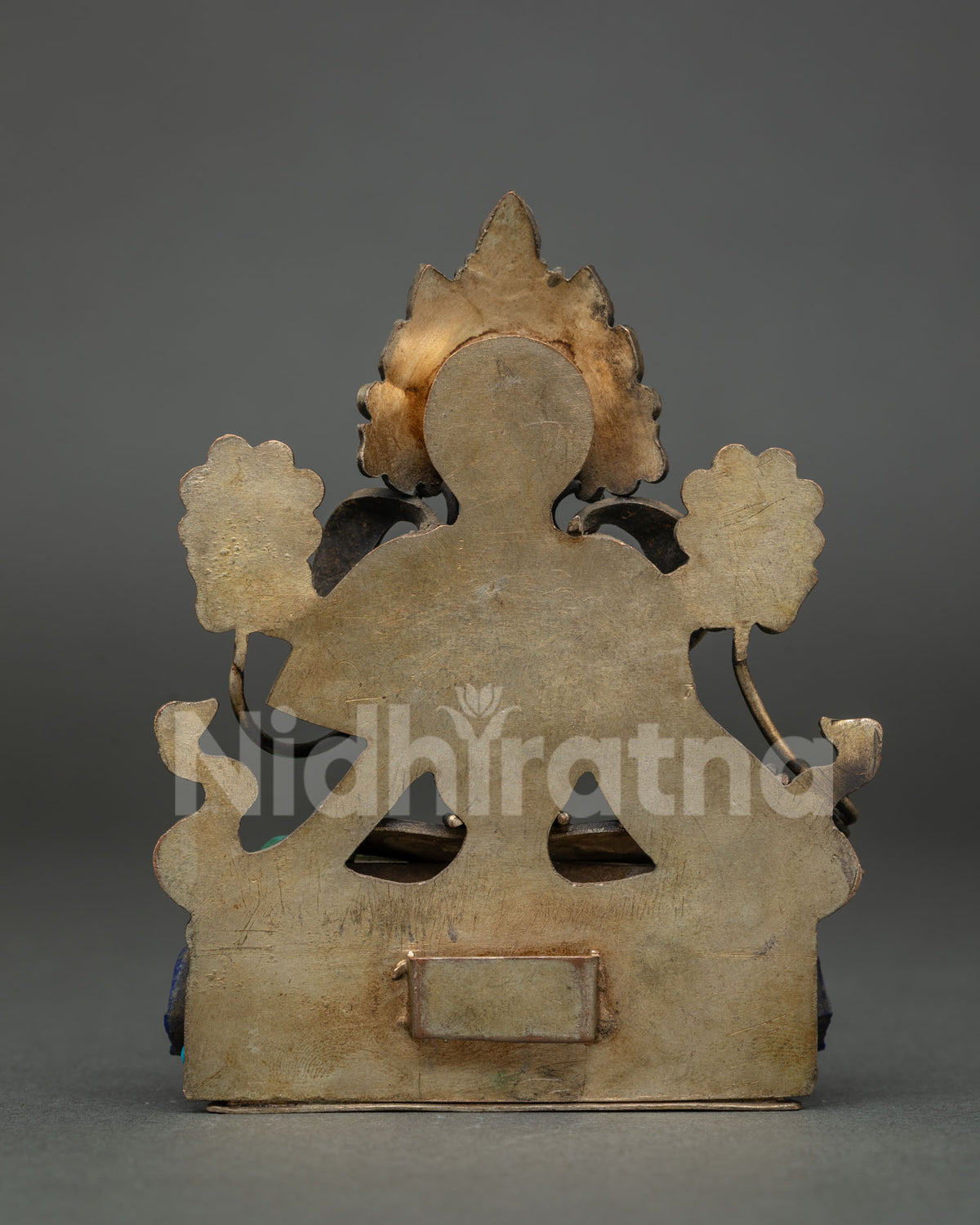 Buddhist Green Tara Statue - Handcarved Turquoise Figurine from Nepal