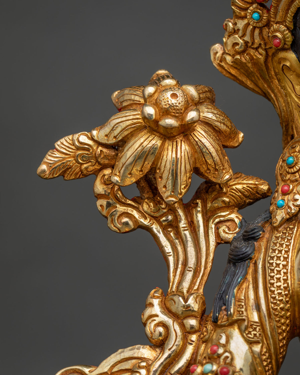 Handcrafted Green Tara Statue | Liberator from The Eight Great Fears