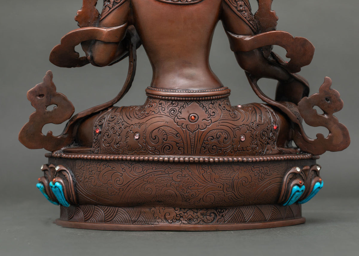 Green Tara Statue
