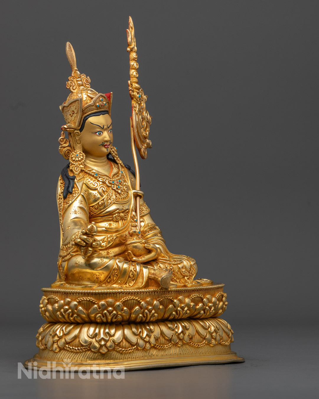 Guru Rinpoche Statue | Traditional Nepalese Buddhist Sculpture
