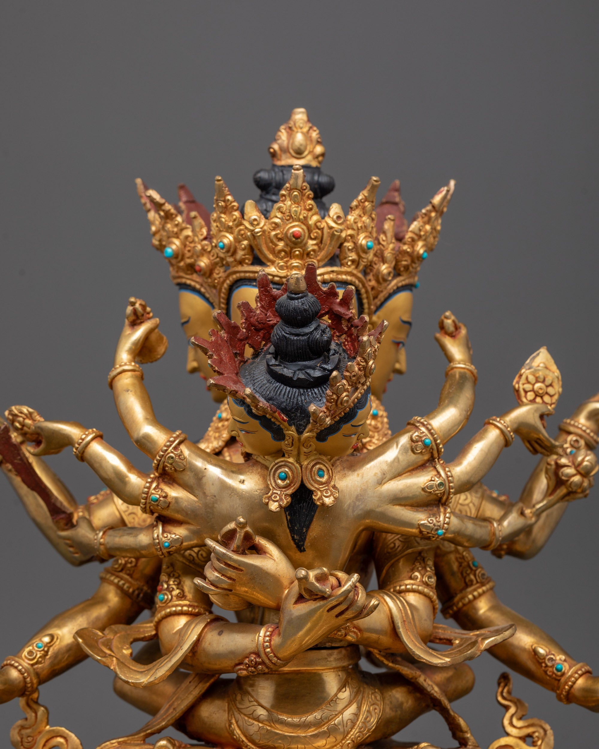 Guhyasamaja Statue | Sacred Tantric Art from Nepal