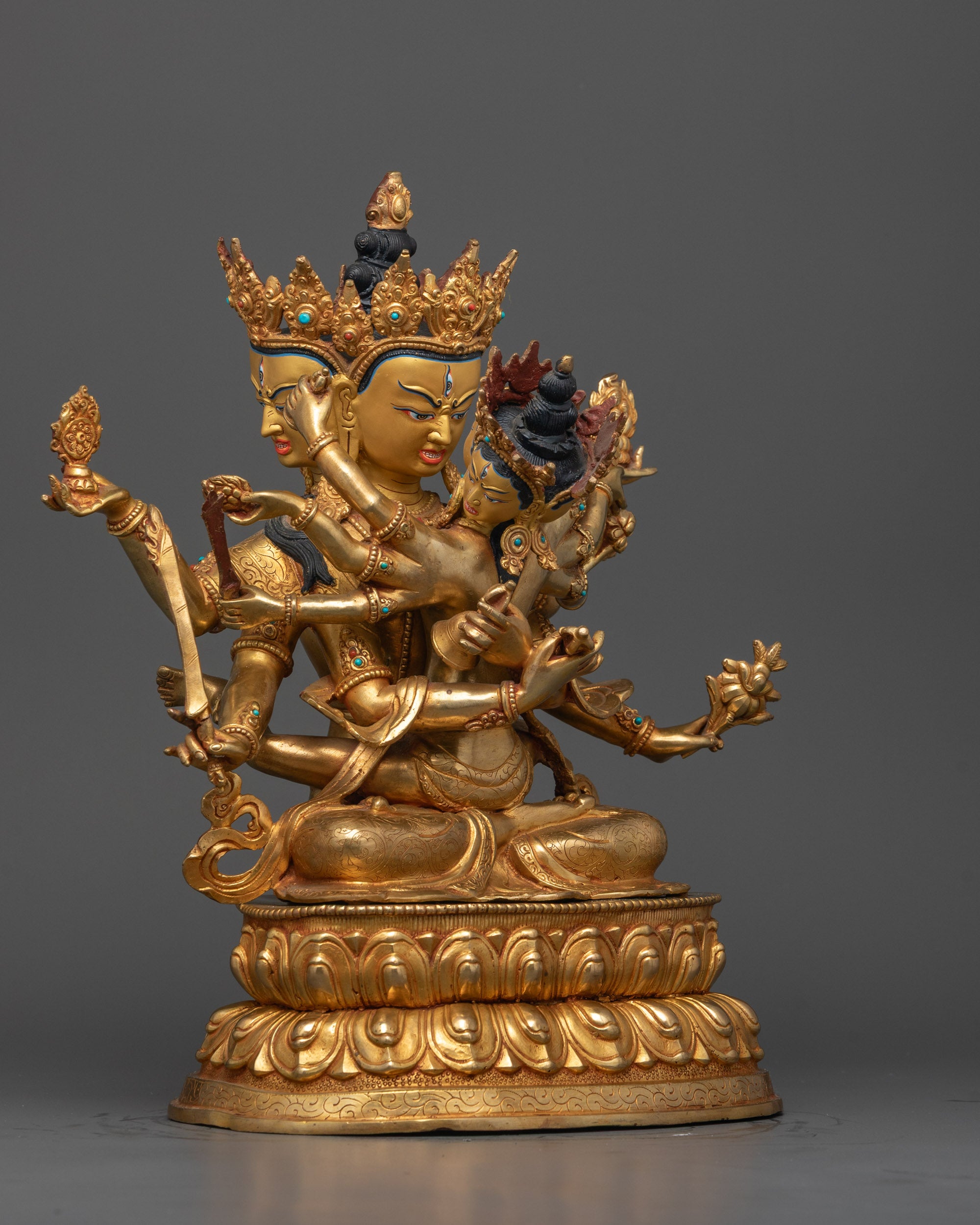 Guhyasamaja Statue | Sacred Tantric Art from Nepal