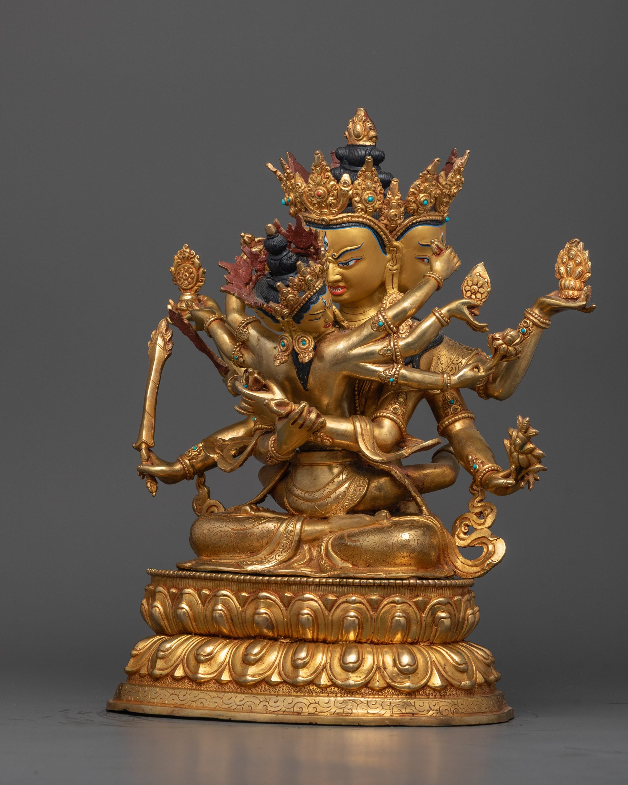 Guhyasamaja Statue | Sacred Tantric Art from Nepal