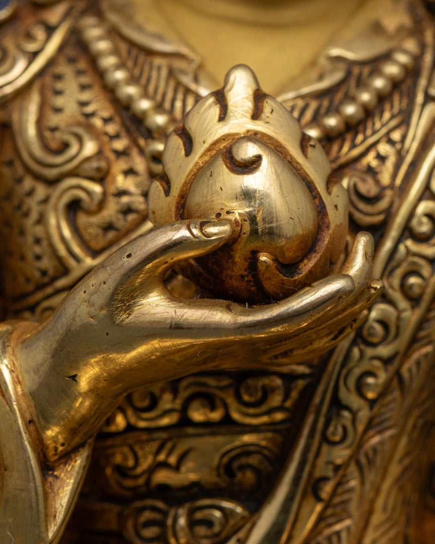 Handcrafted Guru Norla Statue | Tibetan God of Wealth