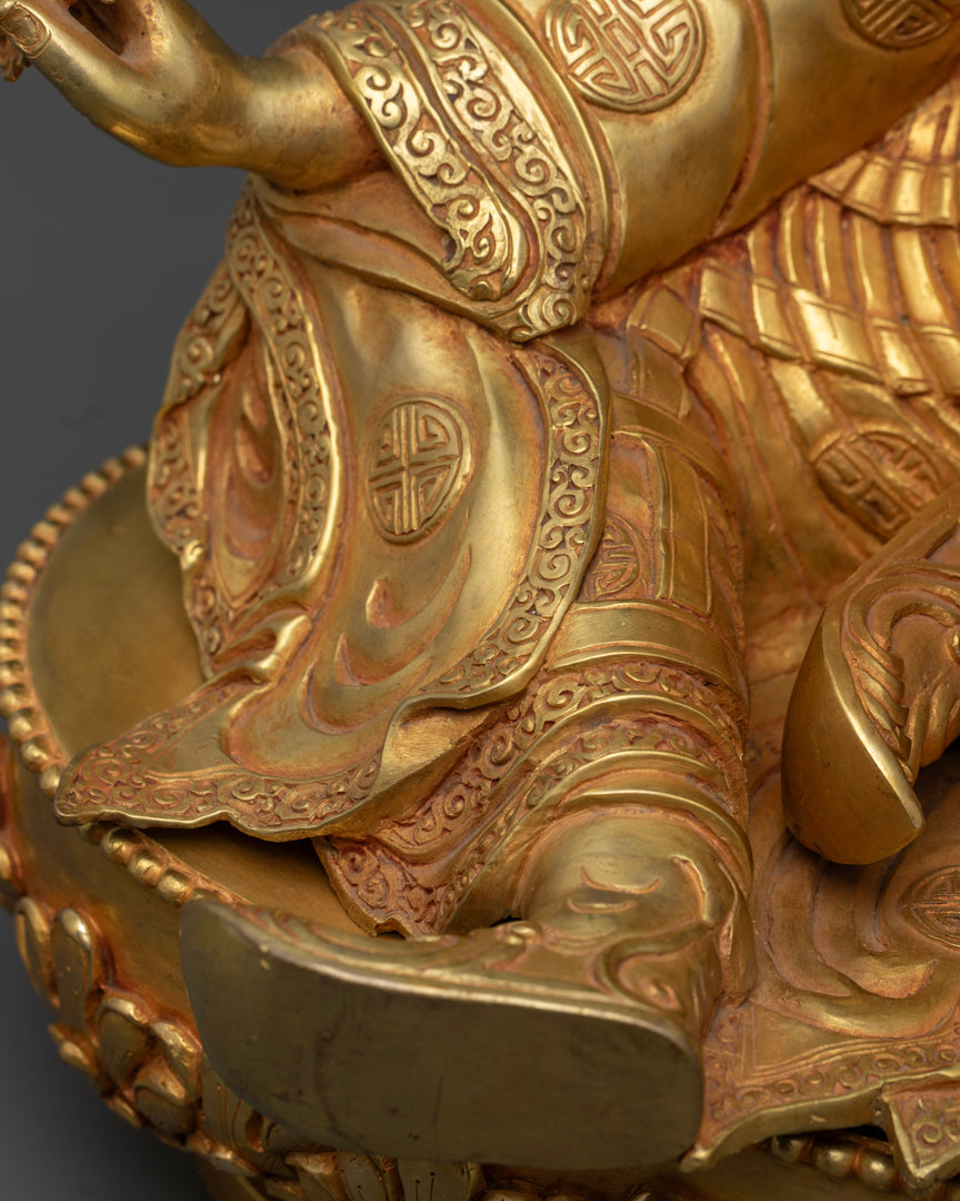 Tibetan Guru Rinpoche Statue | Hand-Made Padmasambhava Statue