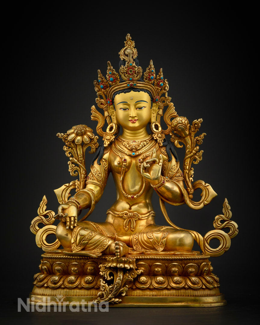 Mother Green Tara Statue | The Compassion Protector